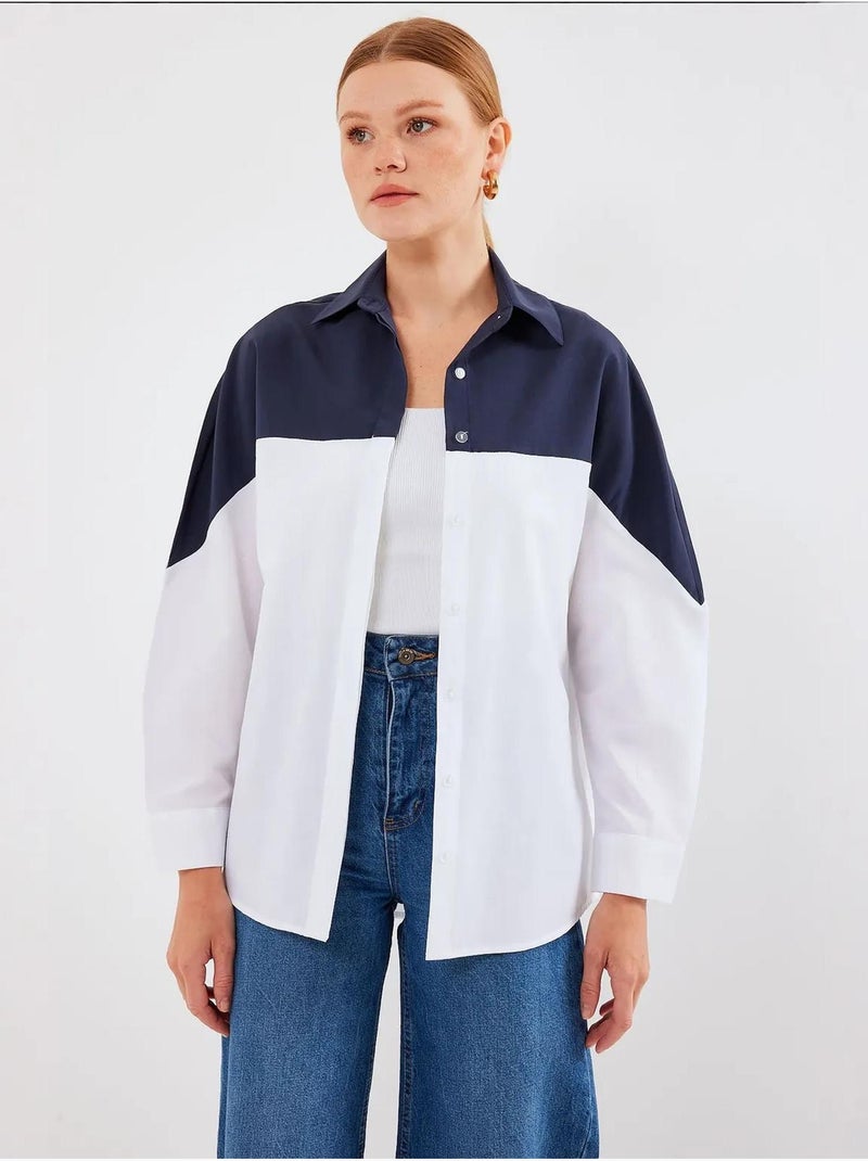Camisola oversize block color bdart Azul-marinho - Kiabi