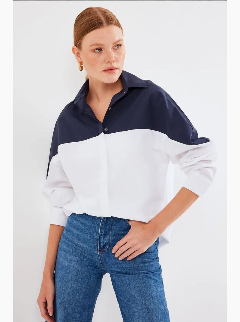 Camisola oversize block color bdart Azul-marinho - Kiabi