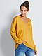     Camisola oversize com gola em V vista 2

