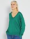     Camisola oversize com decote em V vista 1
