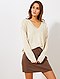    Camisola oversize com gola em V vista 2
