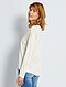     Camisola oversize com gola em V vista 3
