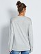     Camisola oversize com gola em V vista 2
