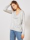     Camisola oversize com gola em V vista 1
