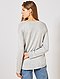     Camisola oversize com gola em V vista 2
