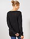     Camisola oversize com gola em V vista 2
