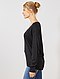     Camisola oversize com gola em V vista 6
