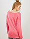     Camisola oversize com gola em V vista 3
