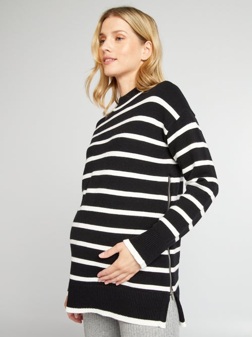 Camisola oversize de amamentar - Kiabi