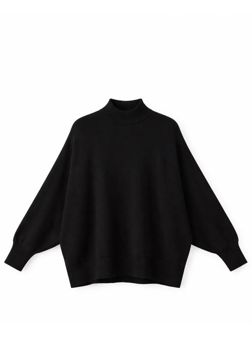 Camisola oversized canelada com meia gola alta mixray - Kiabi Camisola oversized canelada com meia gola alta mixray - Kiabi
