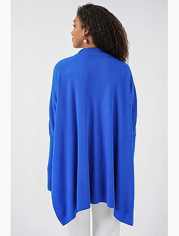 Camisola oversized em acrílico com gola redonda bdart
