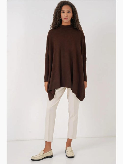 Camisola oversized em acrílico com gola redonda bdart - Kiabi