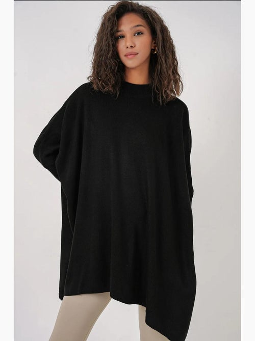Camisola oversized em acrílico com gola redonda bdart - Kiabi