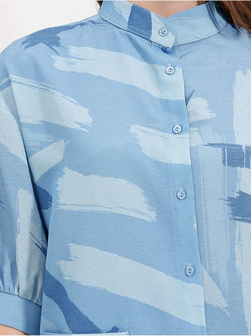 Camisola oversized estampada bdart Azul claro - Kiabi