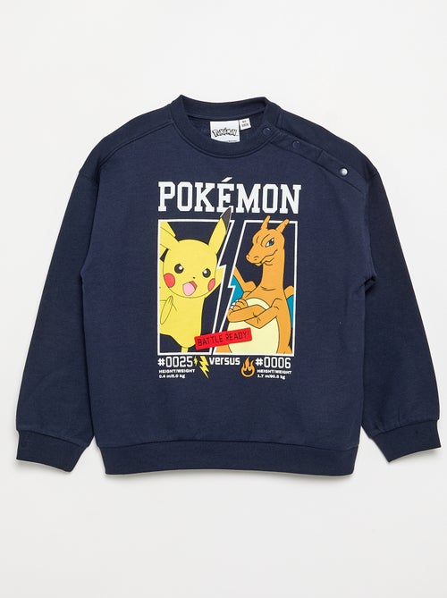 Camisola 'Pokémon' 'Pikachu' e 'Dracofogo' de gola redonda - Kiabi