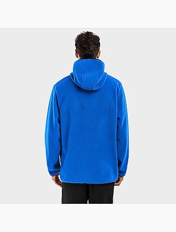 Camisola polar com capuz homem