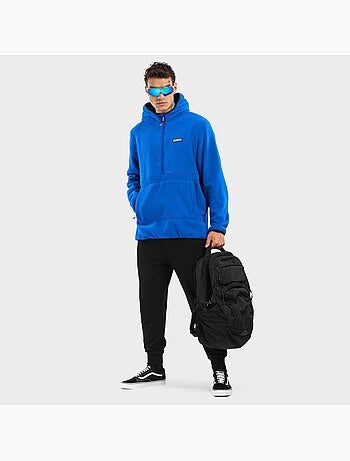 Camisola polar com capuz homem