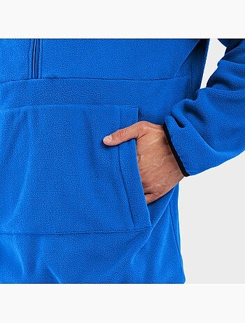 Camisola polar com capuz homem