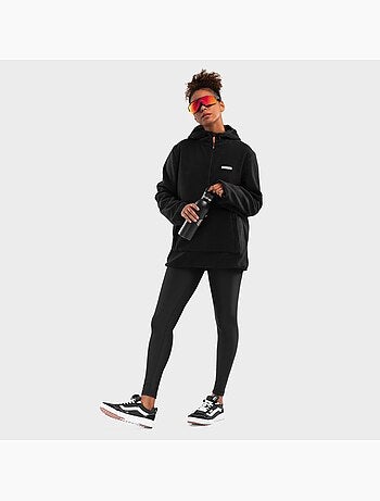 Camisola polar com capuz mulher