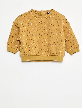 Camisola polar com padrão