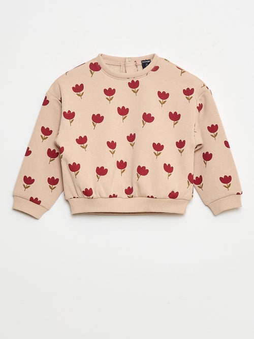 Camisola polar com padrão - Kiabi