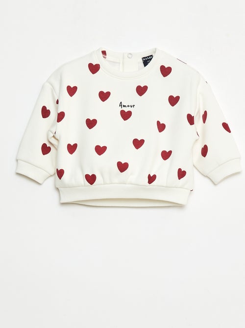 Camisola polar com padrão - Kiabi