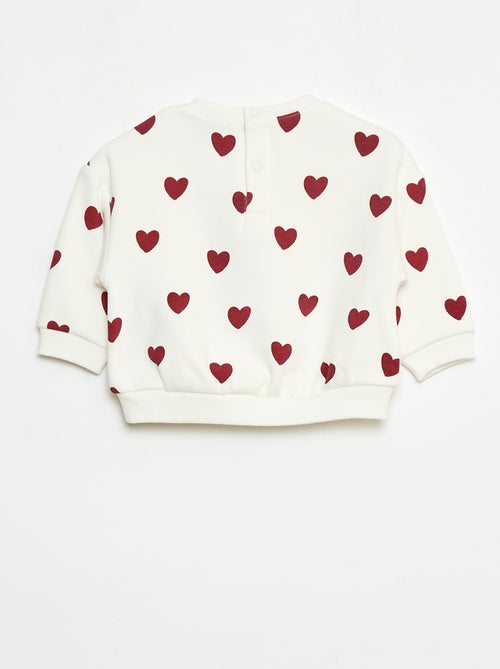 Camisola polar com padrão - Kiabi