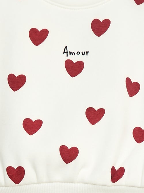 Camisola polar com padrão - Kiabi