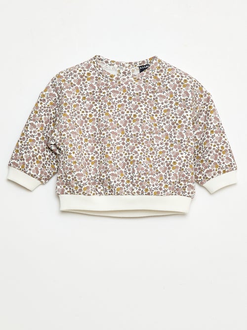 Camisola polar com padrão - Kiabi