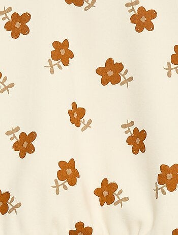 Camisola polar com padrão