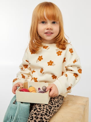 Camisola polar com padrão