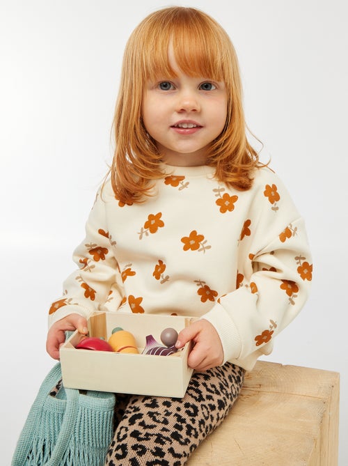 Camisola polar com padrão - Kiabi