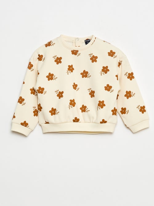 Camisola polar com padrão - Kiabi