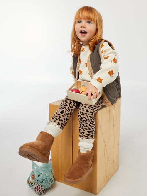 Camisola polar com padrão - Kiabi