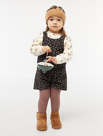 Camisola polar com padrão