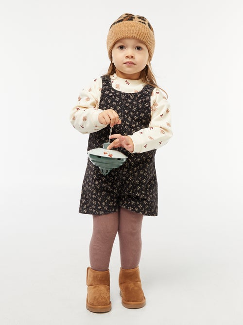 Camisola polar com padrão - Kiabi