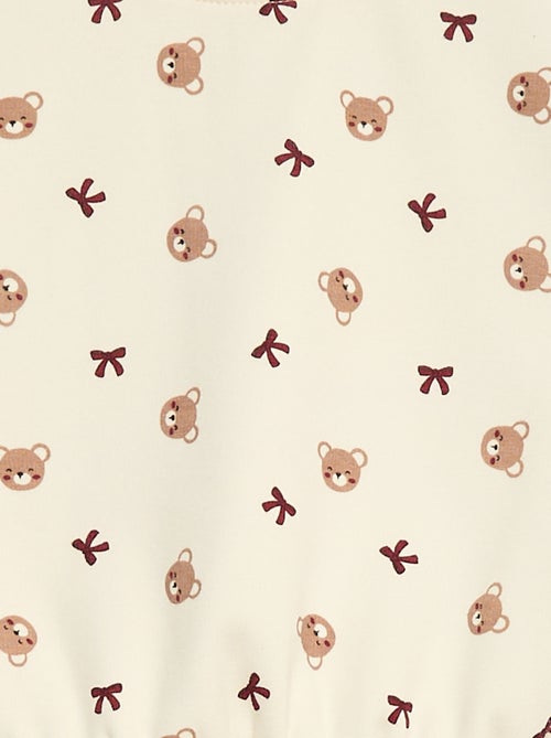 Camisola polar com padrão - Kiabi