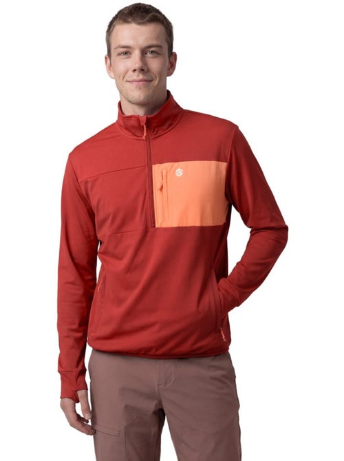 Camisola polar de caminhada para homem - Kiabi