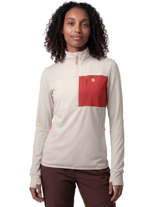 Camisola polar de caminhada para mulher - Kiabi