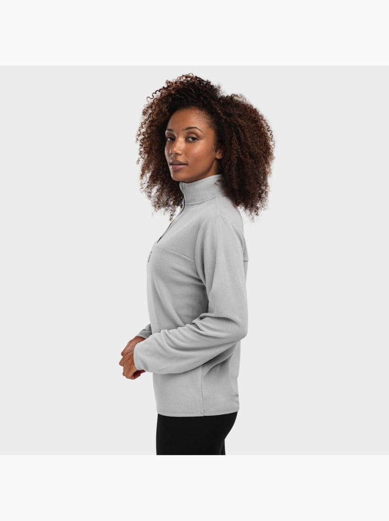 Camisola polar fina mulher Bege-cinza - Kiabi