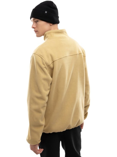 Camisola polar grossa com meio fecho para homem - Kiabi