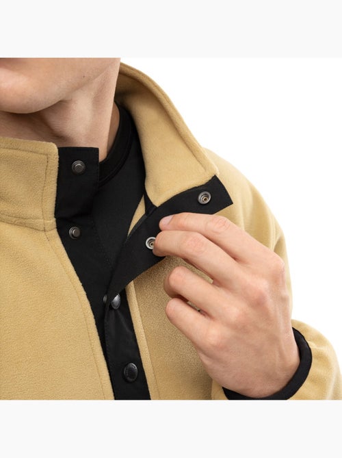 Camisola polar grossa com meio fecho para homem - Kiabi