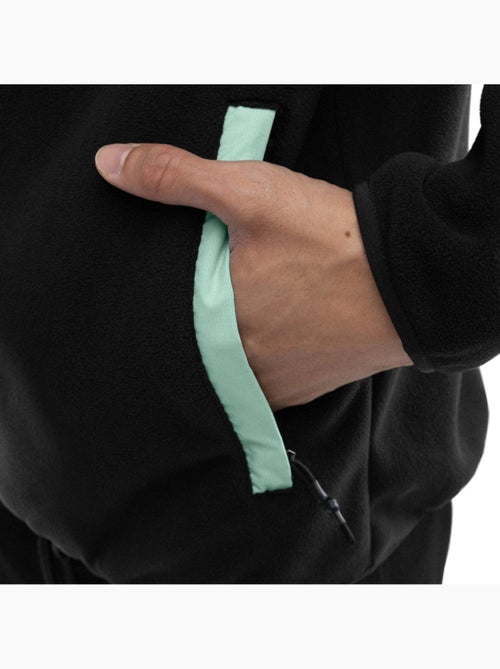 Camisola polar grossa com meio fecho para homem - Kiabi