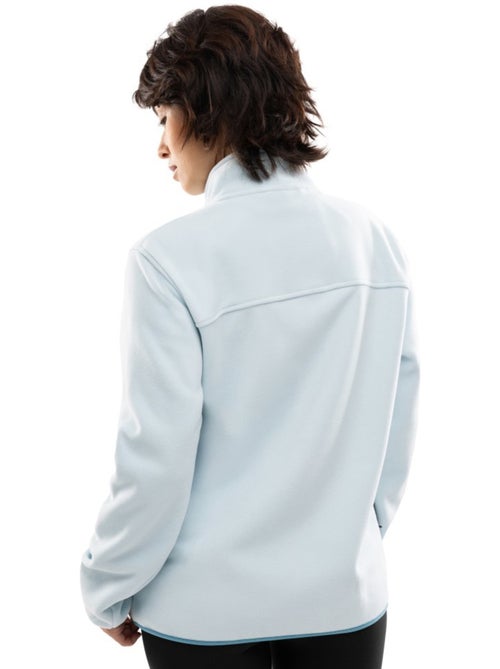 Camisola polar grossa com meio fecho para mulher - Kiabi