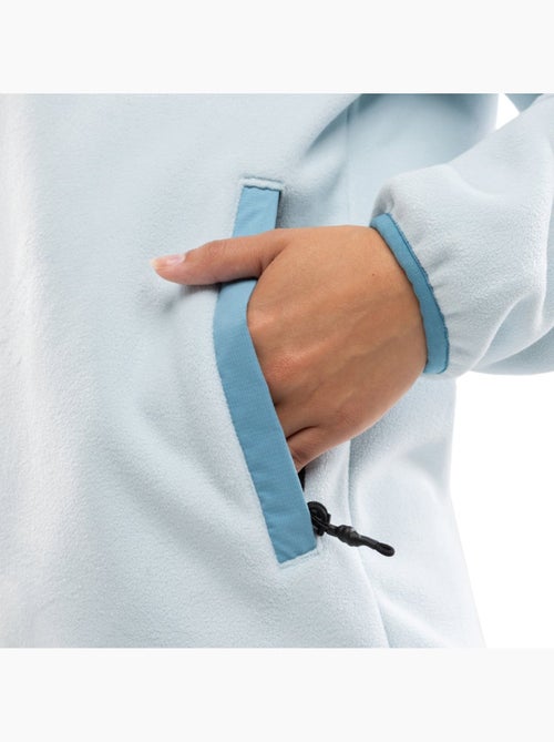 Camisola polar grossa com meio fecho para mulher - Kiabi