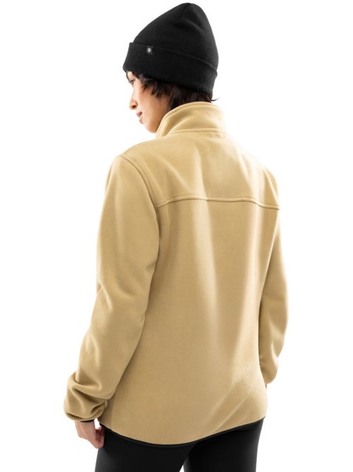 Camisola polar grossa com meio fecho para mulher - Kiabi