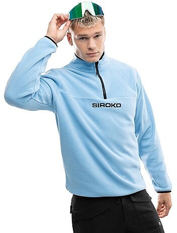 Camisola polar grossa homem