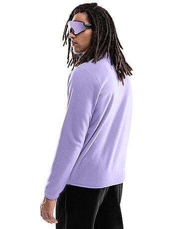Camisola polar grossa homem