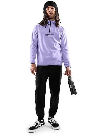 Camisola polar grossa homem