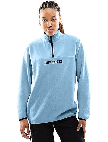 Camisola polar grossa mulher